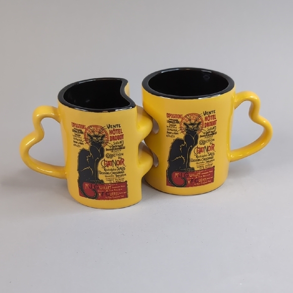 Collection du Chat Noir NEM France Novelty Demistasse Cups - Picture 1 of 11